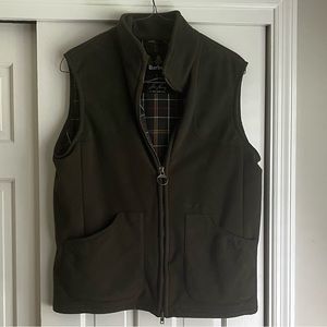 BARBOUR FLEECE VEST SIZE L GREEN